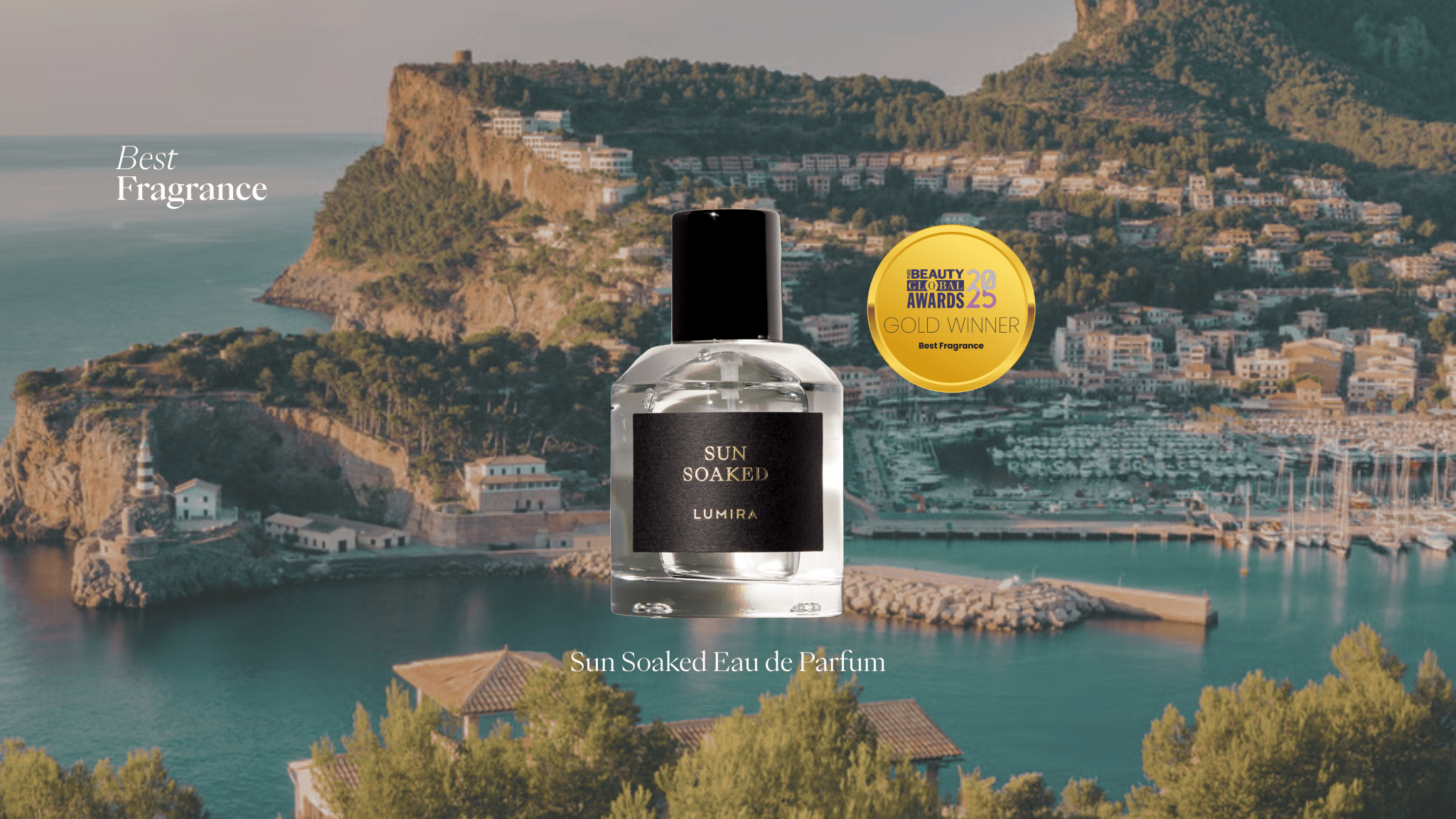 Sun Soaked Wins Best Fragrance at the Pure Beauty Global Awards 2025 - LUMIRA