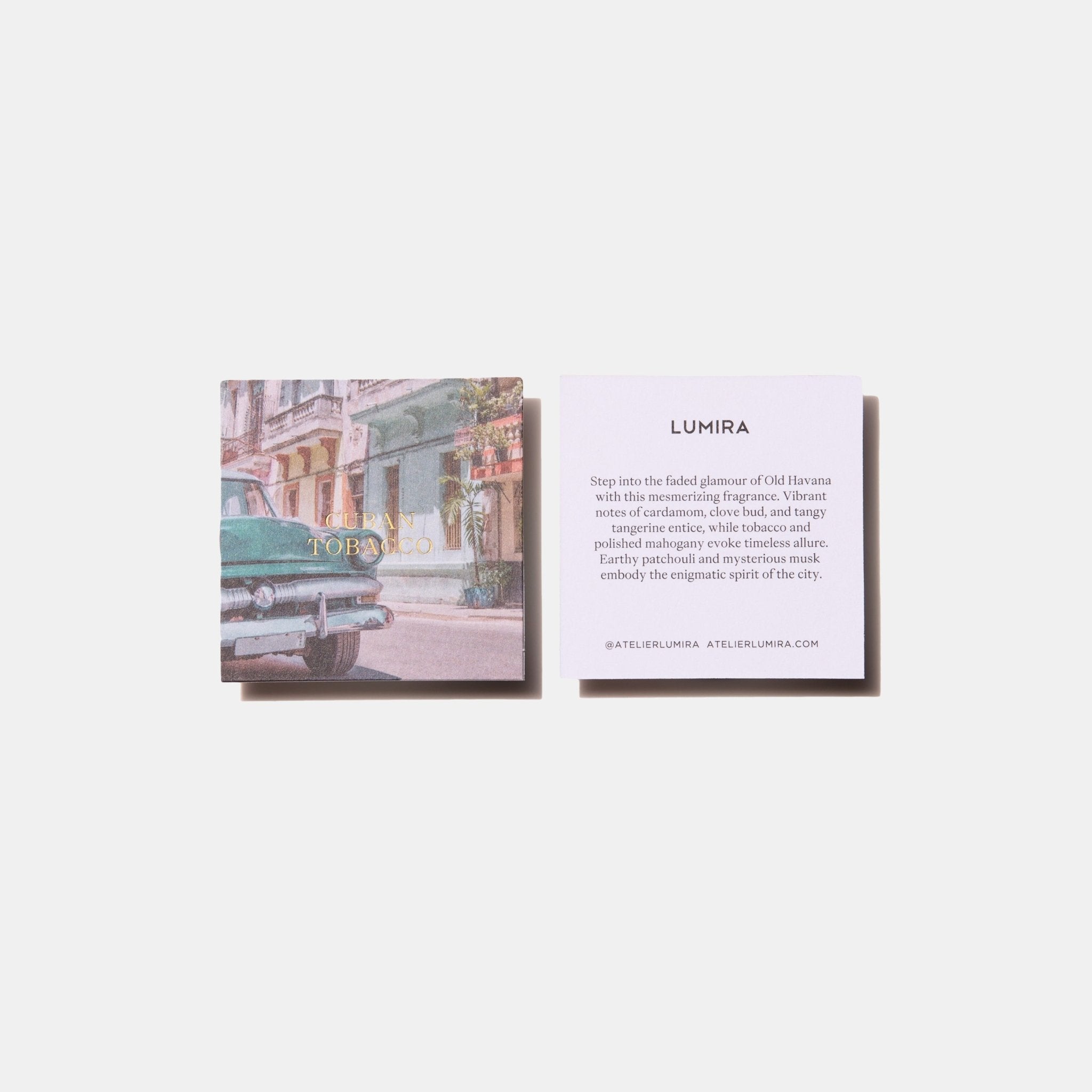 Cuban Tobacco Eau de Parfum | Smoky Niche Perfume - LUMIRA